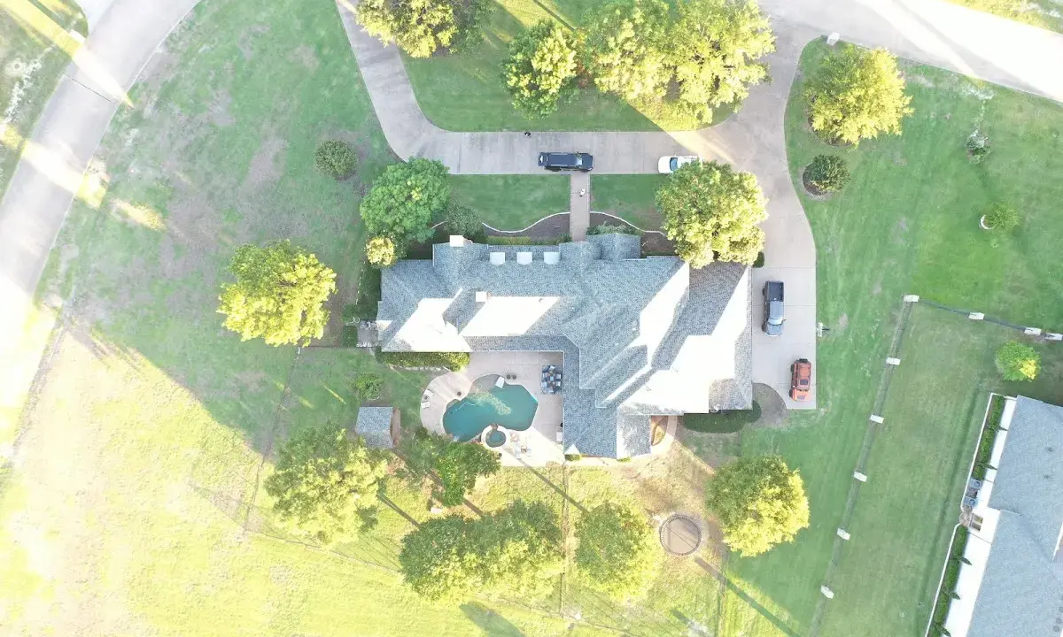 New shingle roof installation on a home in Mabank